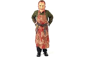 Leatherface Bloody Butcher Costume for Kids