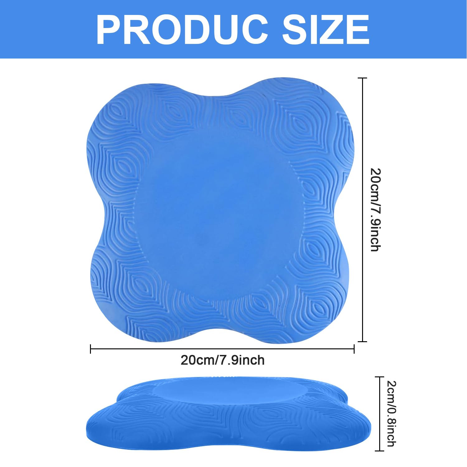 Ginocchiere Per Yoga Flintronic - 2 Pezzi, Antiscivolo, Spessore 20mm - Foto 8