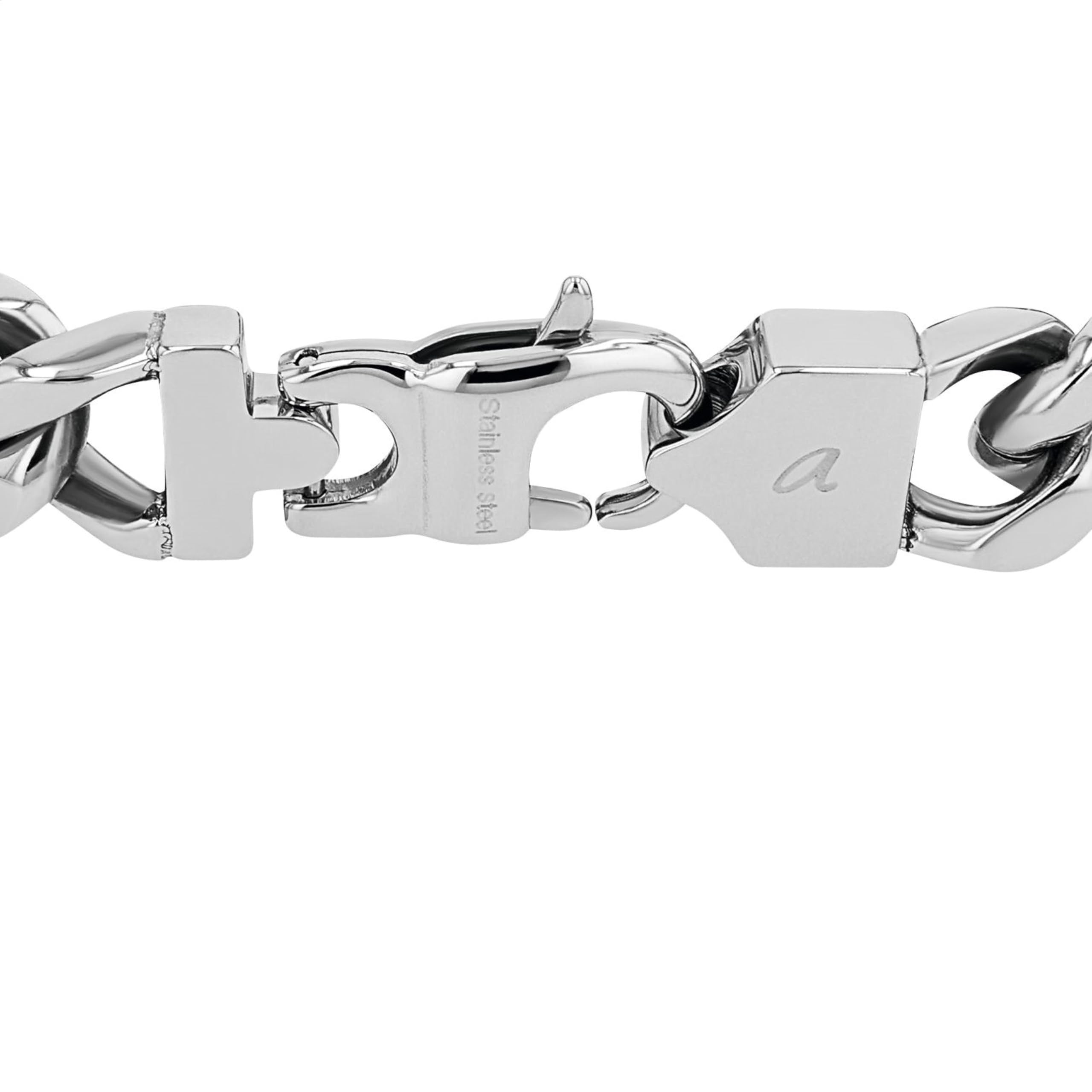 amor Bracciale da uomo in argento sterling 925, disponibile in confezione regalo per gioielli