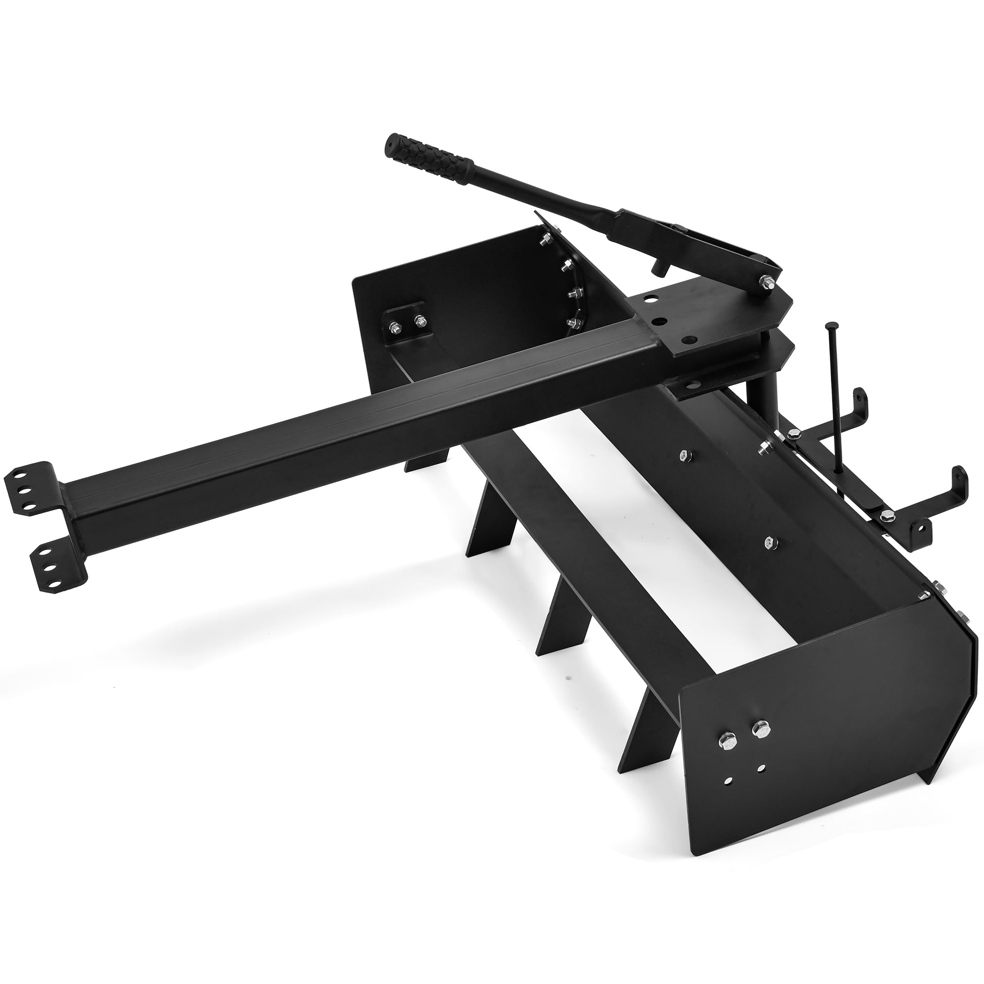 YITAMOTOR 42" Tow Behind Box Scraper Lawn Tractor Attachments, Black