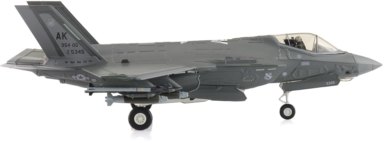 Hobby Master | 1:72 Scale Diecast Military Aircraft Replica | F-35A Lightning II 5345, 354th OG, Alaska, 2020s | Model HA4446