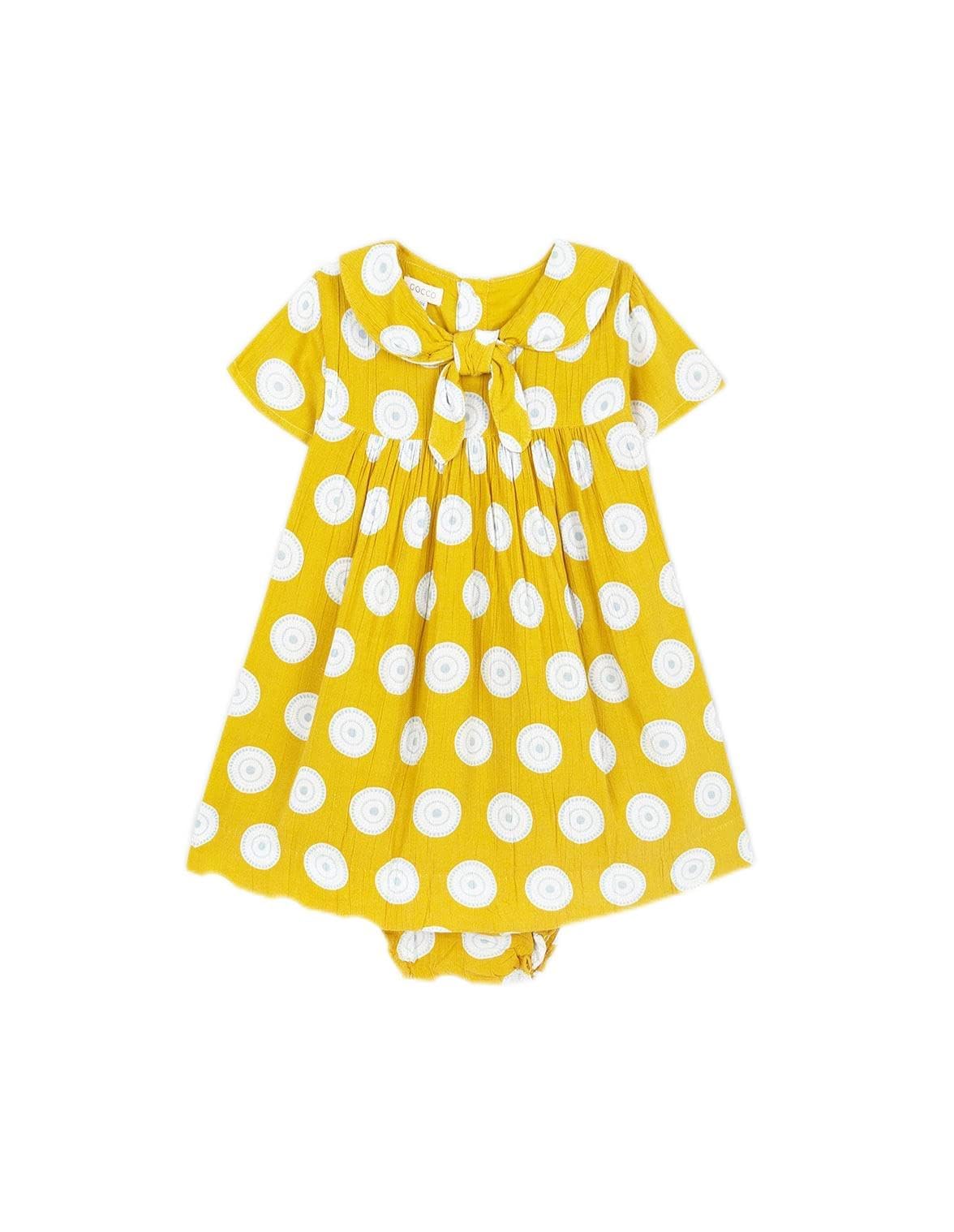 Robe Bébé garçon vêtement Gocco Vestido Nudo bleu ciel pour nouveau-né et nourrisson - 4