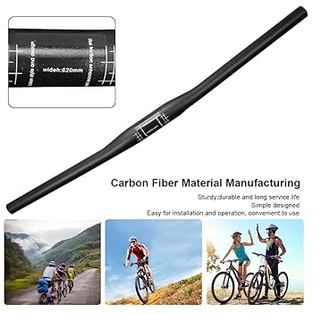 Amazon.co.jp: カーボン ハンドル マウンテンバイク31.8