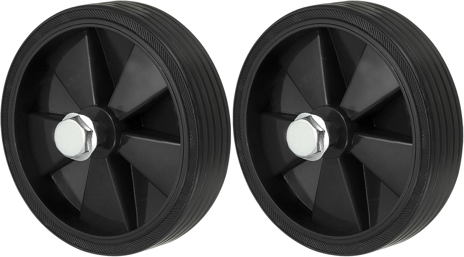 PATIKIL 5" Air Compressor Wheels, 2 Pack Universal, Red