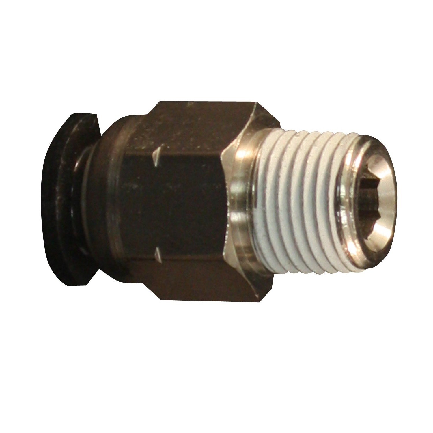 Milton 2200-3 1/4" MNPT 1/4" OD Push to Connect Tube Fitting - Box of 10