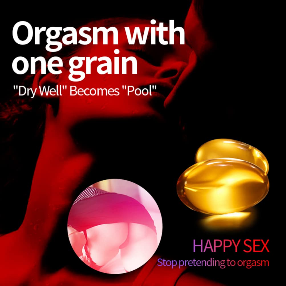 MOCIUN Female Orgasm Exciter Oil Gel Aphrodisiac Enhancer Vagina Tight Stimulant Intense Exciting Women Enhance Climax Sexual (32 Capsules)