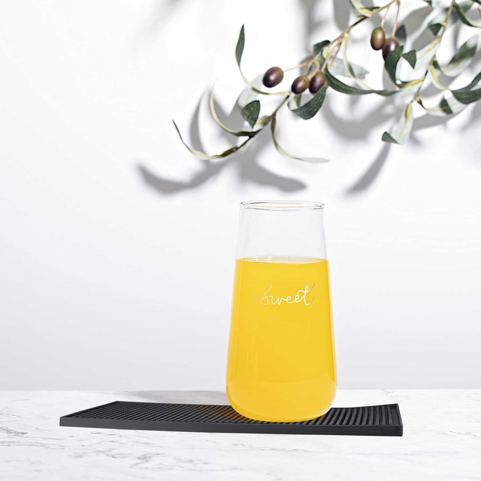 2 sztuki mata dociskowa, mata pod ubijak do kawy, PVC mata dociskowa, antypoślizgowa mata do kawy, mata dociskowa do maszyny do espresso z sitkiem, tacka dociskowa, 15 x 30 cm/czarny