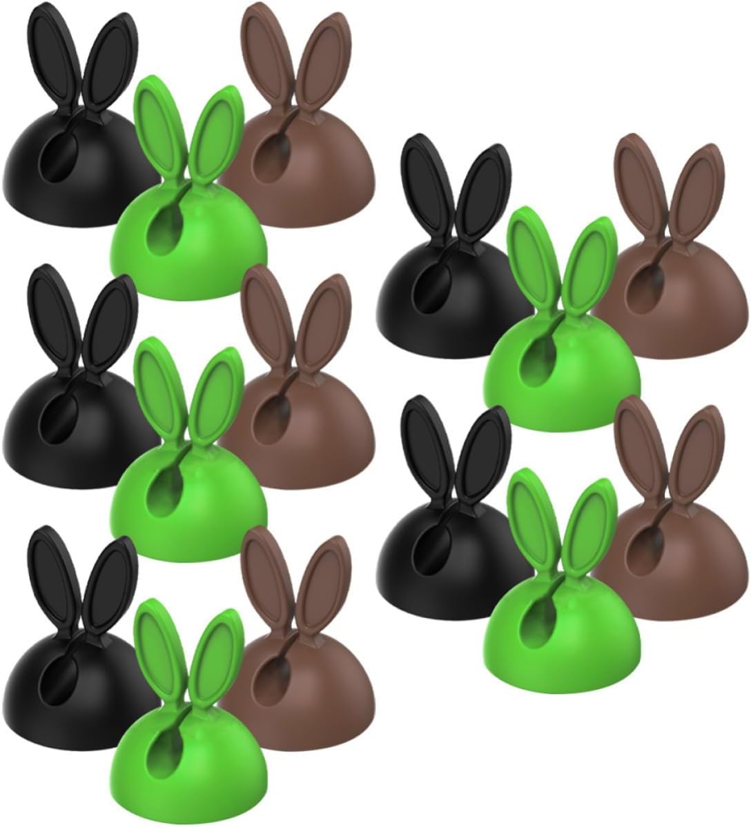Cute Rabbit Cable Clips for Home Office 30pcs Plastic Cord Organizer
