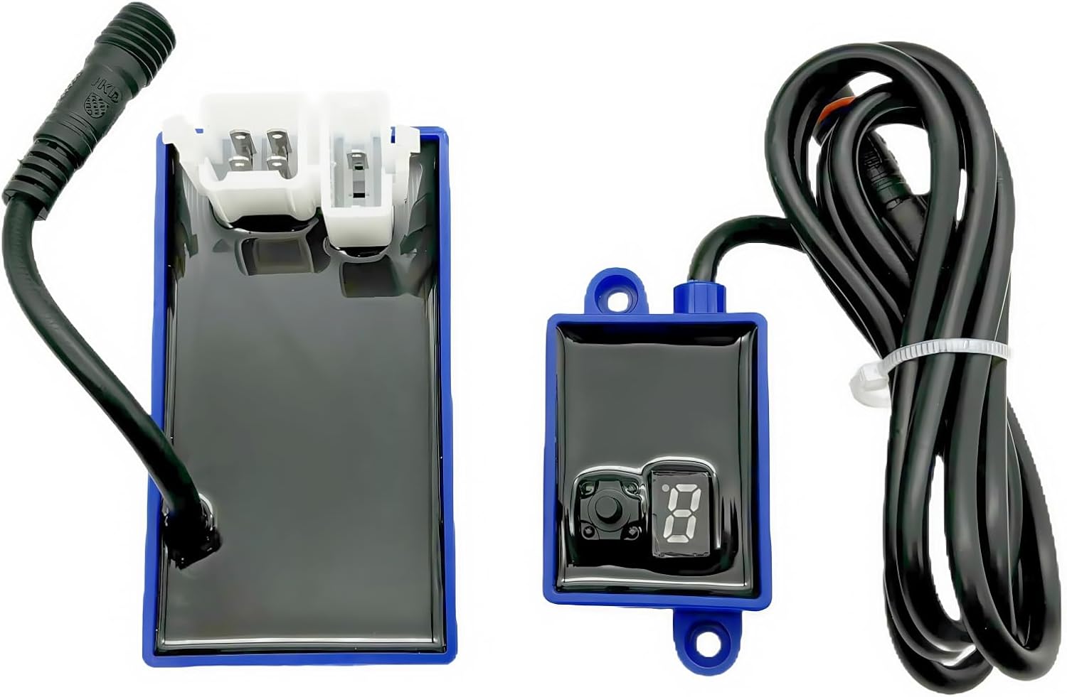 6 Pin AC Racing CDI Box Motorcycle Ignition Control Unit for CG125 150 200 250cc Moped Scooter ATV Quad Go Kart Pit Dirt Bike with 1M Long Wire 9-Stage Digitally Adjustable