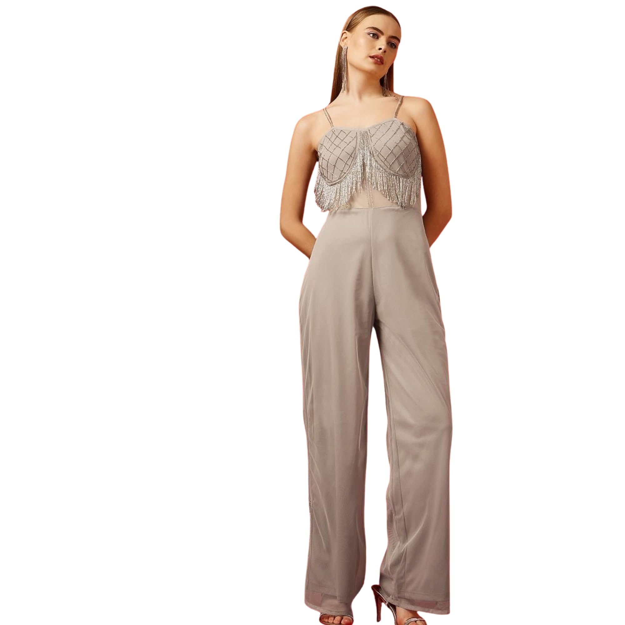 street9 Embellished, Checkered Women Jumpsuit | JST00008416-picture-13