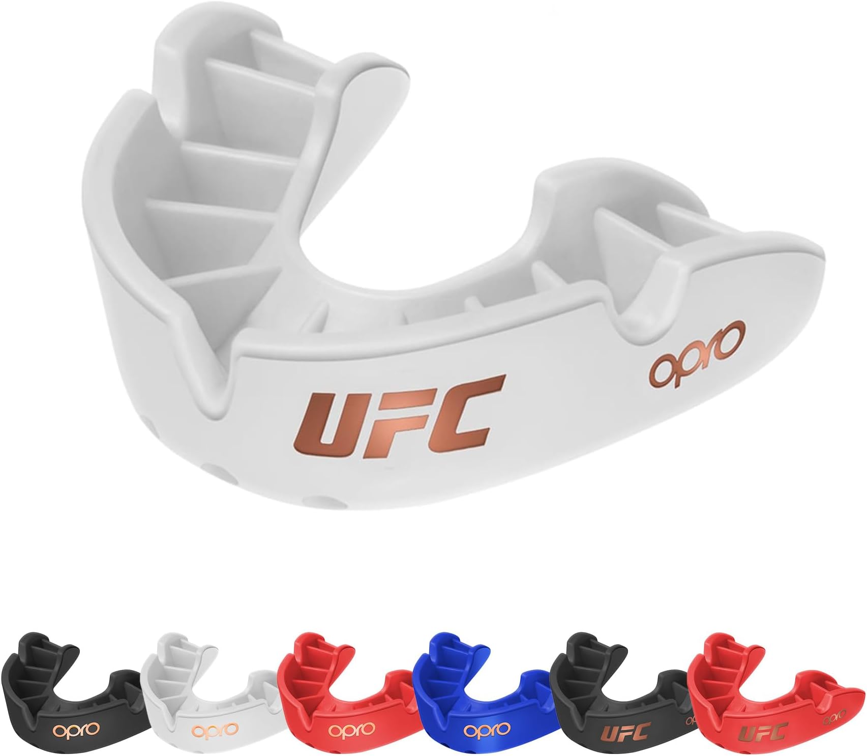 Bronze Level Mouthguard Essential Fit – Gum Shield Adult and Kids – OPRO Mouth Guard Boxing and MMA, Easy Self-Fit Gum Shield Rugby and Hockey – Enhanced Protection with Dental Warranty