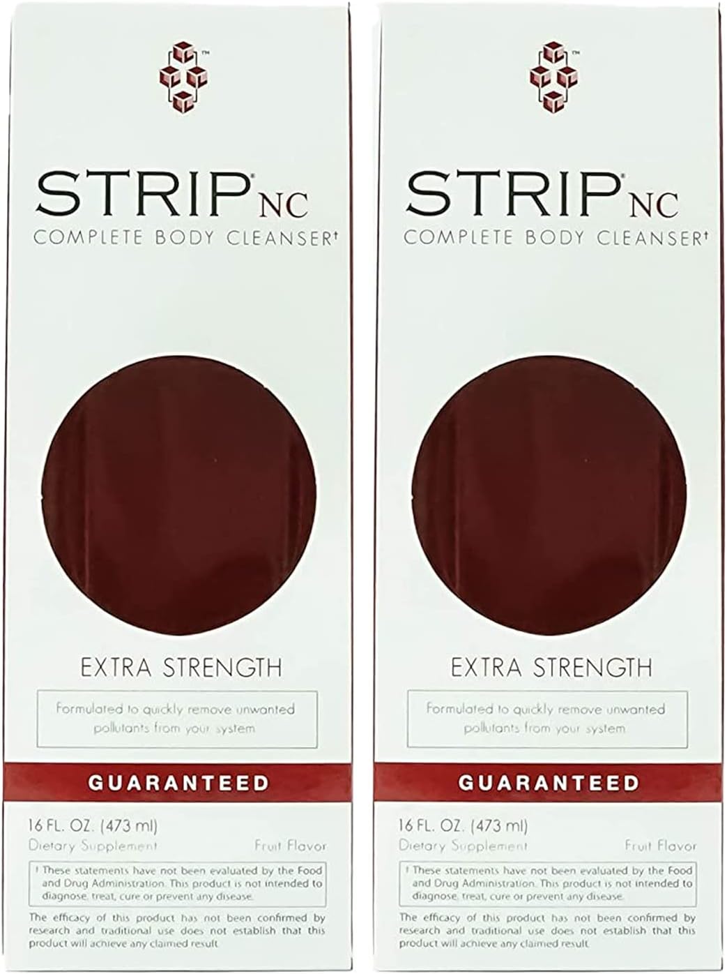 Wellgenix Strip NC Herbal Cleanse Detox Drink-Extra Strength Body Cleanser Liquid - Fast Acting & Deep System Cleanser- Fruit Punch 16oz (Pack of 2)