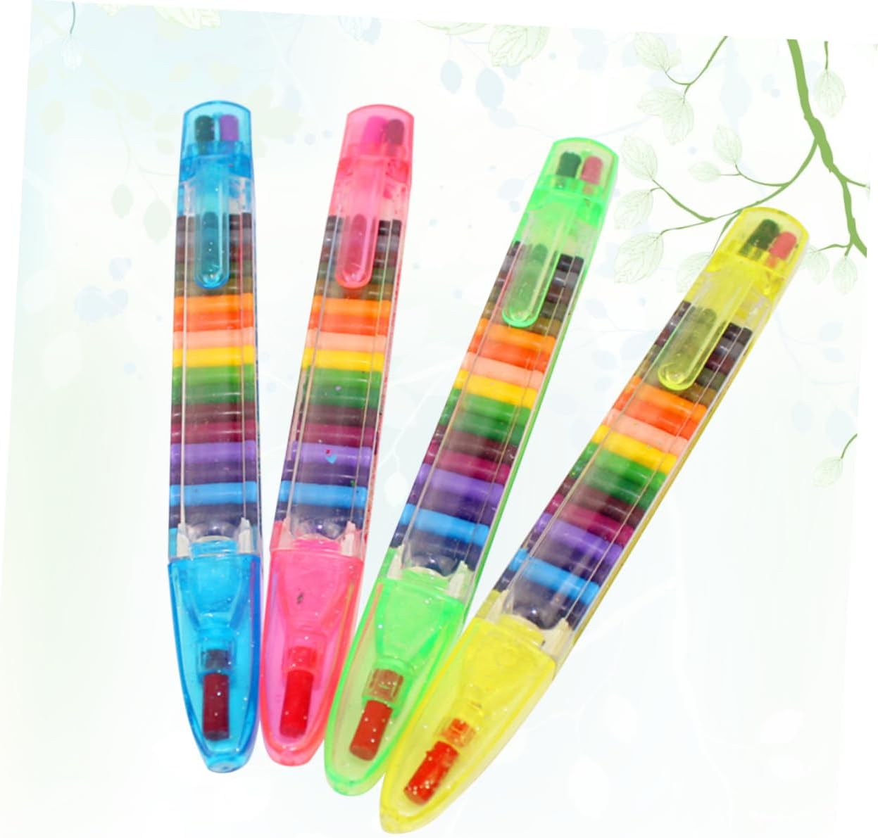 Crayons for Kids Non-Toxic Painting Tools Set Safe and Colorful Pastels for School and Home Art Projects 4-Piece Crayon Set for Creative Fun Random Color