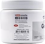 Mont Marte Premium Gesso 16.9oz (500ml), Suitable for Acrylic Paint, Oil Paint, Colour Pencils, Pastels, Graphite and Charcoal