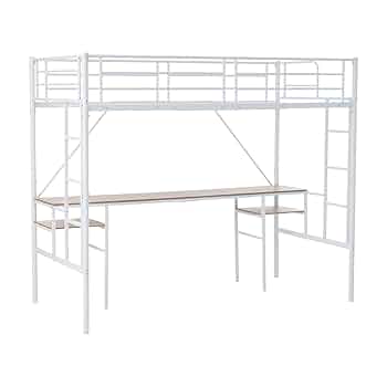 システムベット ロフトベッド シングル デスク付き ラック棚付き ハシゴ階段 Amazon｜システムベット デスク付き ロフトベッド ラック棚付き