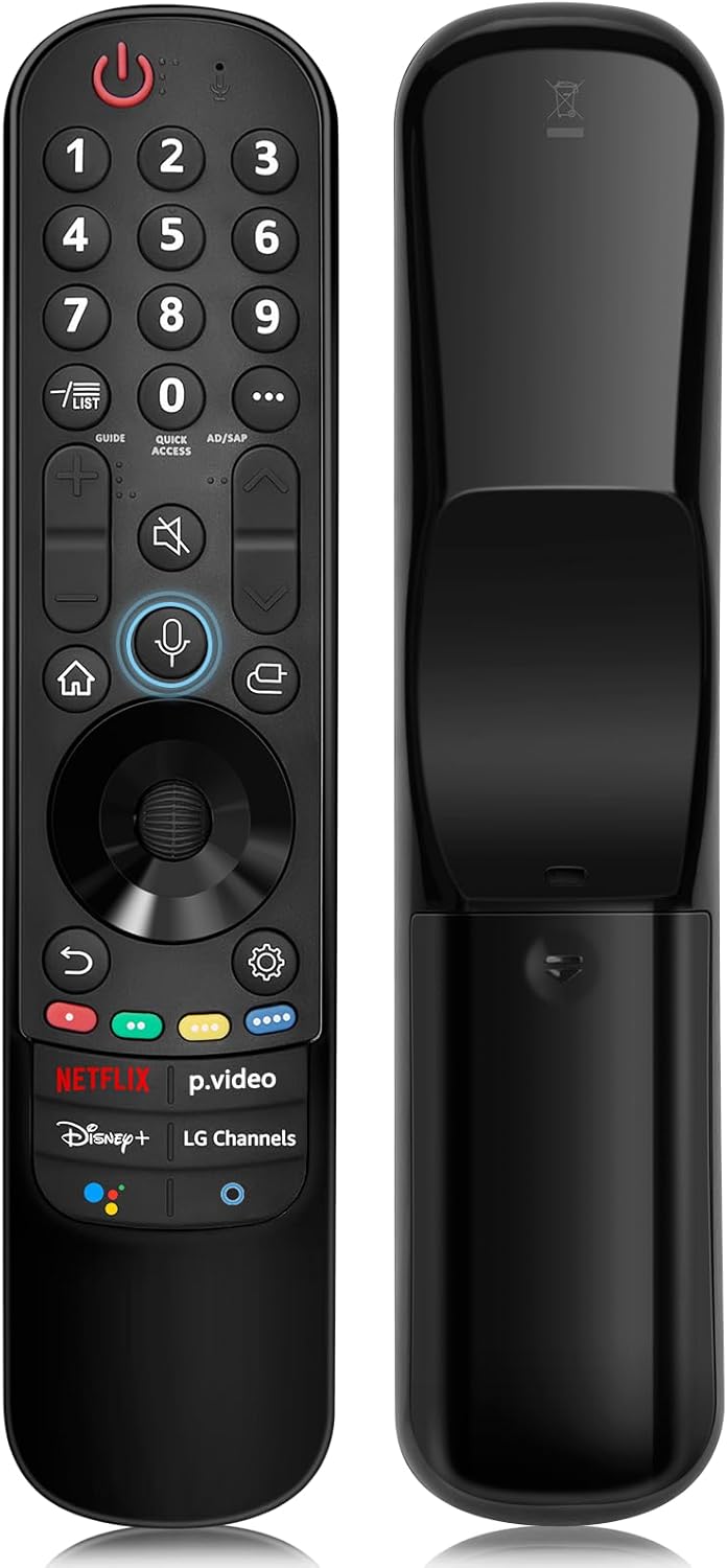 Magic Remote for LG-Smart-TV-Remote-Control-Replacement with Pointer and Voice Function,Compatible with LG 2021/2022/2023/2024 UHD OLED QNED NanoCell 4K 8K Smart TV (for LG Magic Remote) Thumbnail