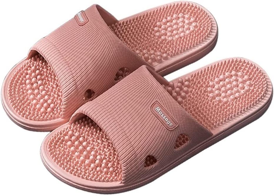 GHYUB Massage Slippers for Flat Feet，Acupressure Massage Sandals Shoes for Men and Women Home Shoes Shock Absorbing, Therapy Promoting Blood Circulation Non-Slip Massage Shoes for Bath Shower