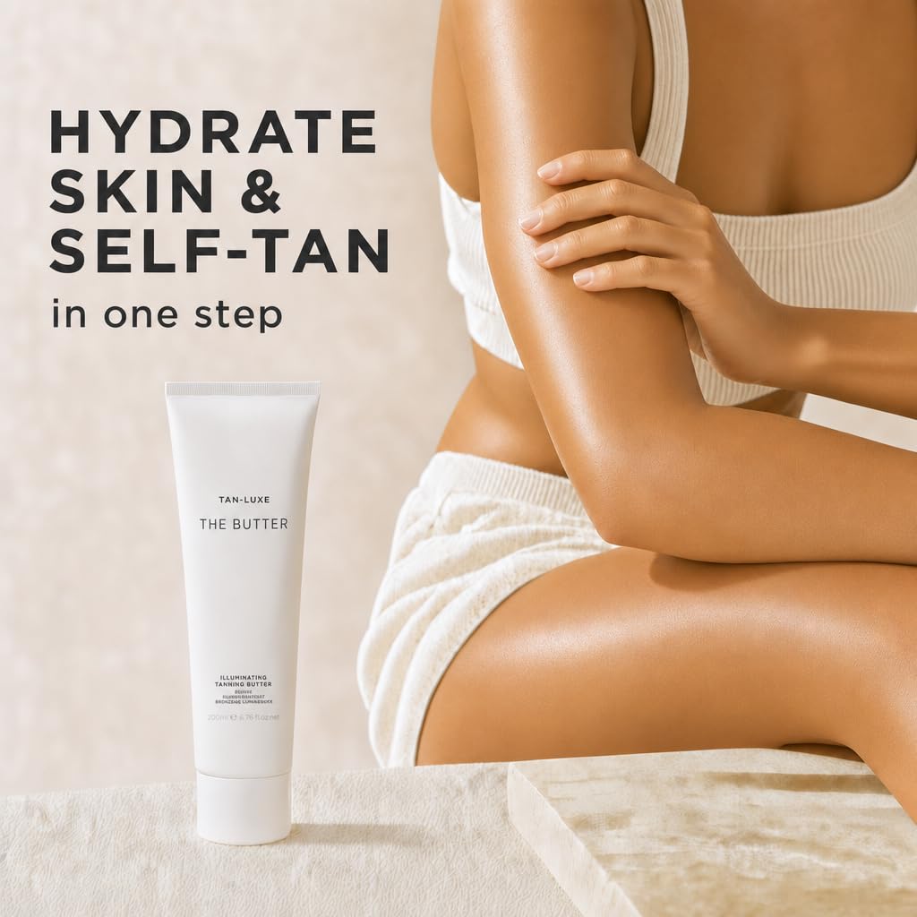 Tan Luxe The Butter Fake Tan Body Butter (200 ml) samoopalająca pielęgnacja skóry ze stopniową opalenizną