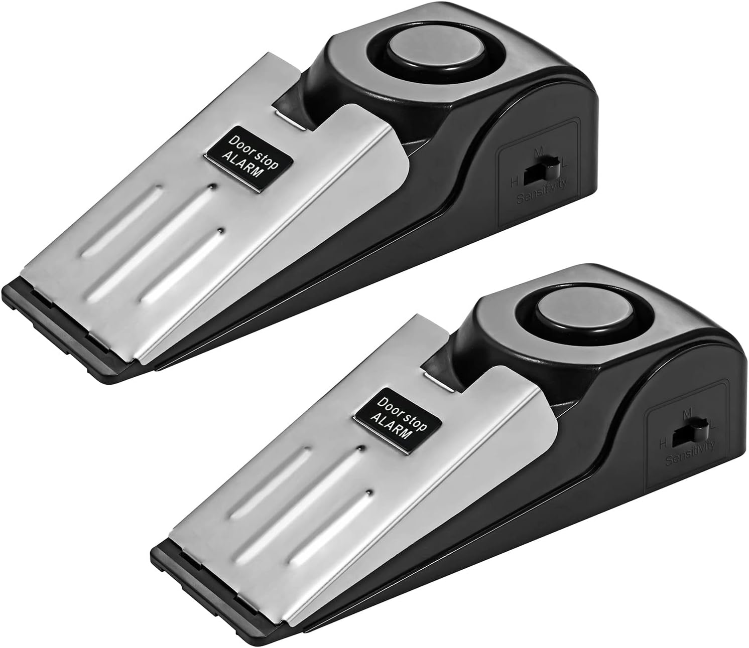 Door Stop Alarm 2 Pack, 120 dB Door Stopper Wedge Door