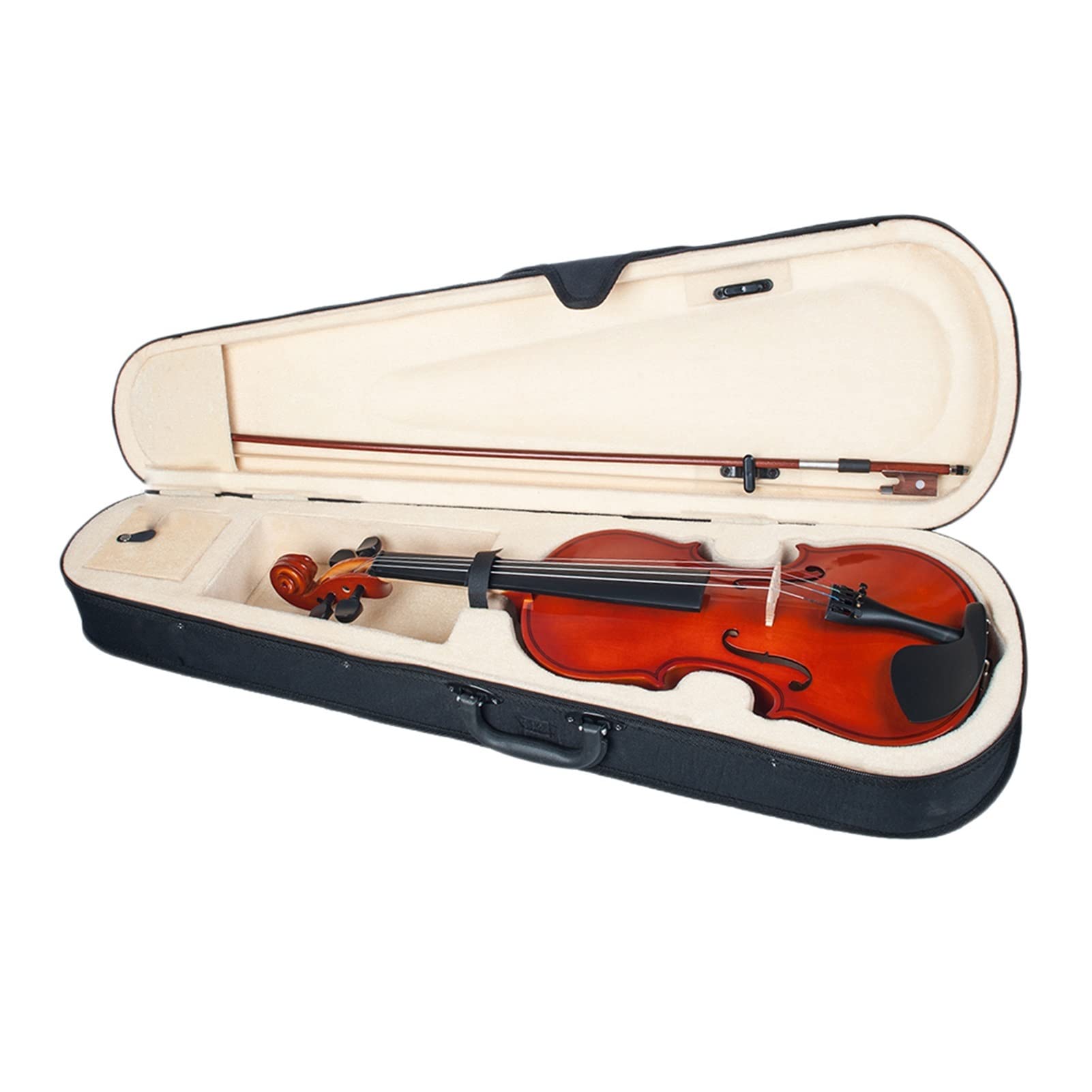 Violino Professional 3/4 Fiddle Per Principiante Studente Studente In Legno Violino 4 Strumenti A Corda Violino