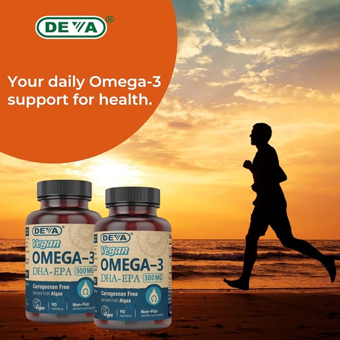 DEVA Omega-3 DHA Vegano, 200 MG, 90 Cápsulas Blandas miniatura 5