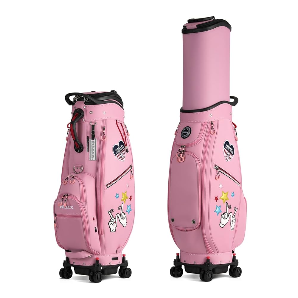 HELIX 4輪キャスター付きキャディバッグ ヘリックス HELIX 4輪キャスター付きキャディバッグ : GDOゴルフ