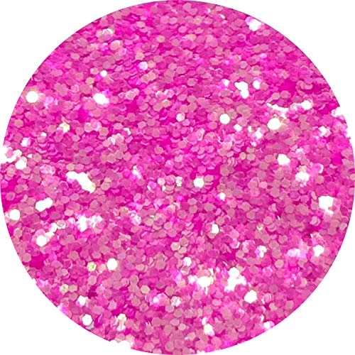 Purpurina iridiscente supergruesa rosa para cosméticos y uñas 3