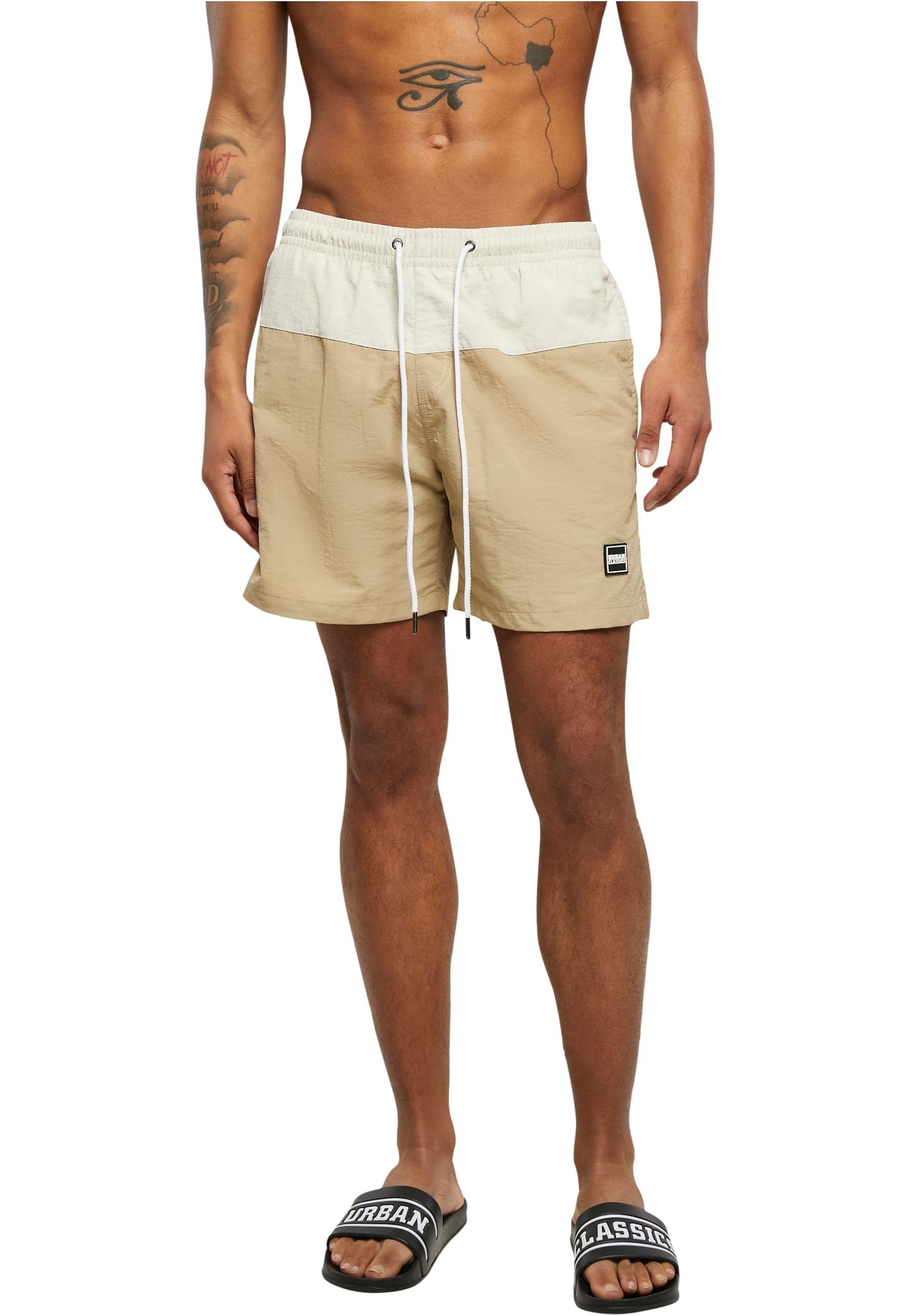 URBAN CLASSICS, Block Swim Shorts, Costume da Bagno Uomo per Mare e Piscina, Disponibili in Oltre 20 colori, Taglie XS - 5XL