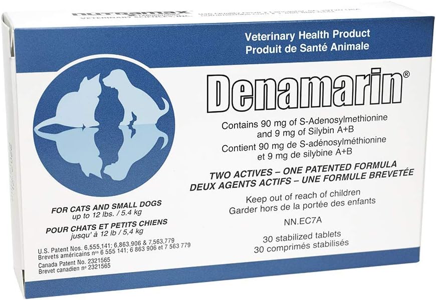 Denamarin for Cats and Small Dogs, 5.4kg and Less, 30 Stabilized