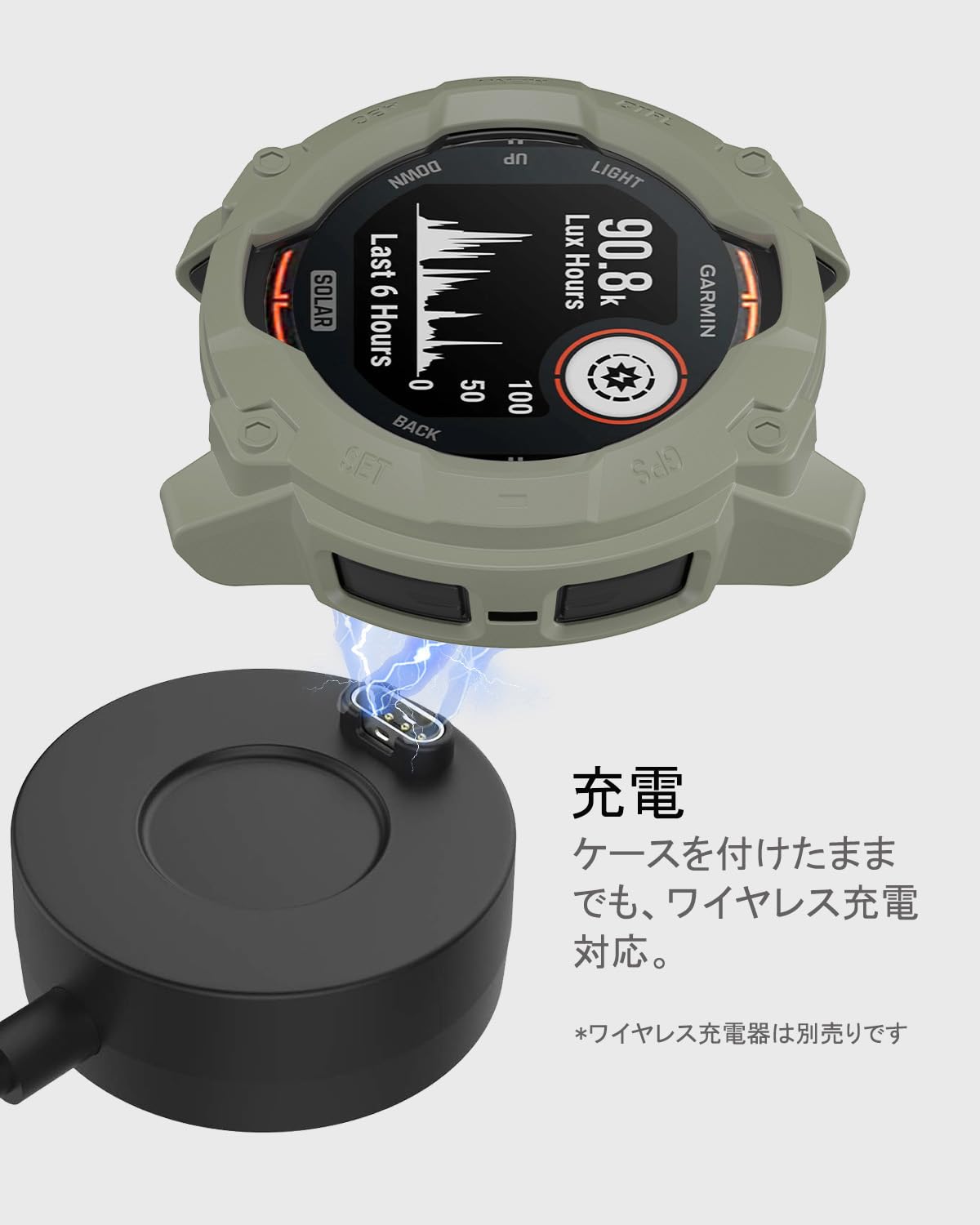 Amazon | Miimall 対応 Garmin Instinct 3 保護カバー 薄型 軽量 耐