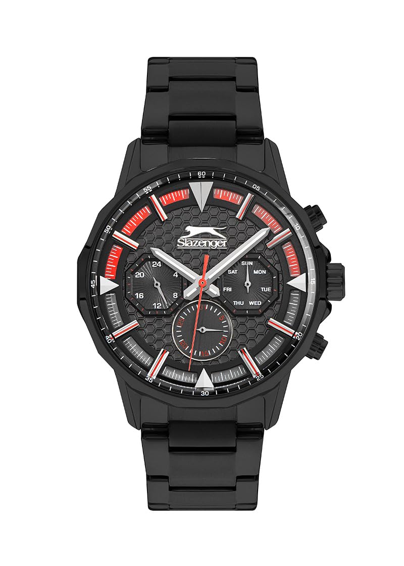 SLAZENGER Analog Black Dial Mens Watch-SL092216205 (B0D17WQGNP) Amazon Price History, Amazon Price Tracker