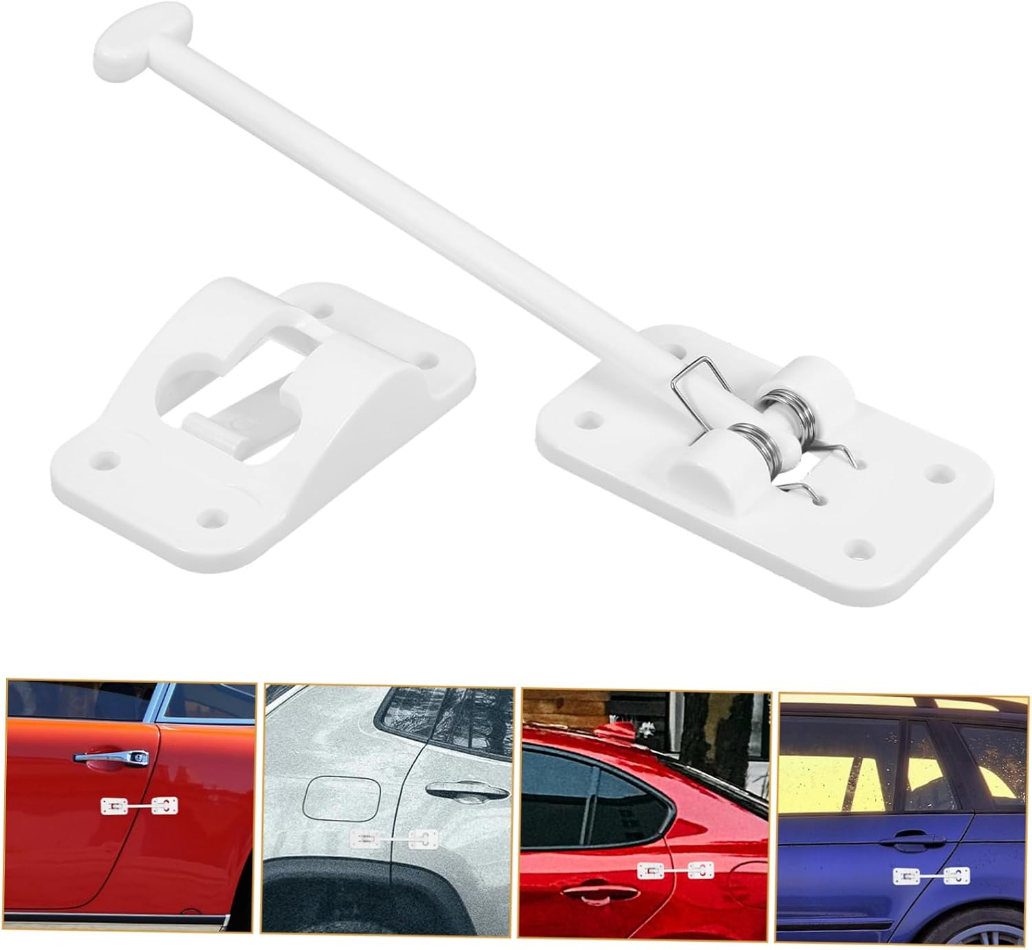 Healifty 3sets Rv Door Latch Hook Door Holder for Trailers and Rvs Versatile and Lightweight Design Easy to Install Essential Accessory for Cargo and Campers