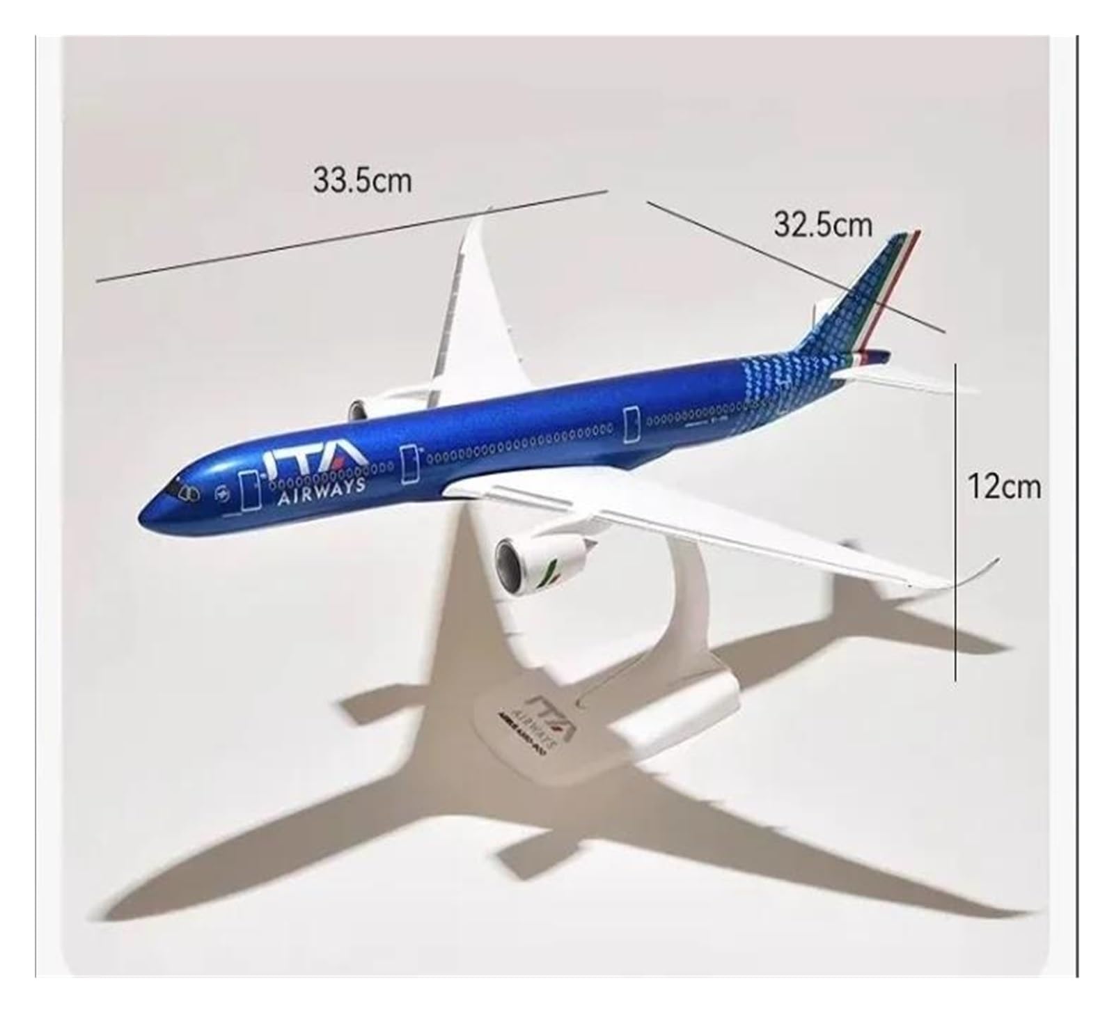 Aerei in Metallo in Miniatura per A350-900 Italia ITA Airplanes Modello Scala 1/200 Collezione Aereo ABS Assemblaggio per Collezione per visualizzazione