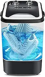 Máquina De Lavar Sapatos Mini Máquina De Lavar Roupa Para Sapatos Lavadora De Roupas Semiautomática De Uso Duplo Máquina De Lavar E Secar Sapatos,Collector88