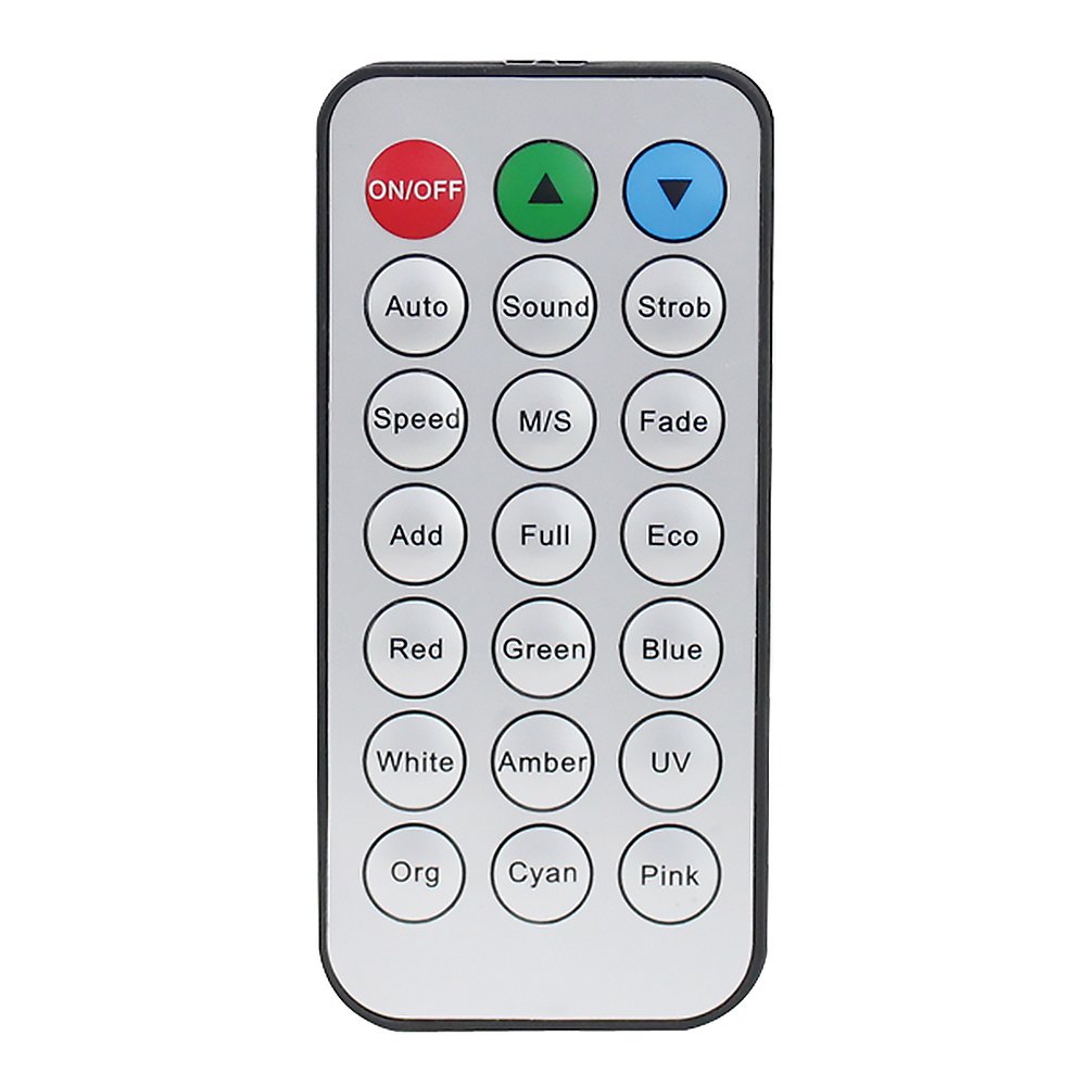 LEDJ QB1 RGBW - Juego de 4 bombillas LED inalámbricas DMX con carcasa blanca (incluye 1 bolsa)