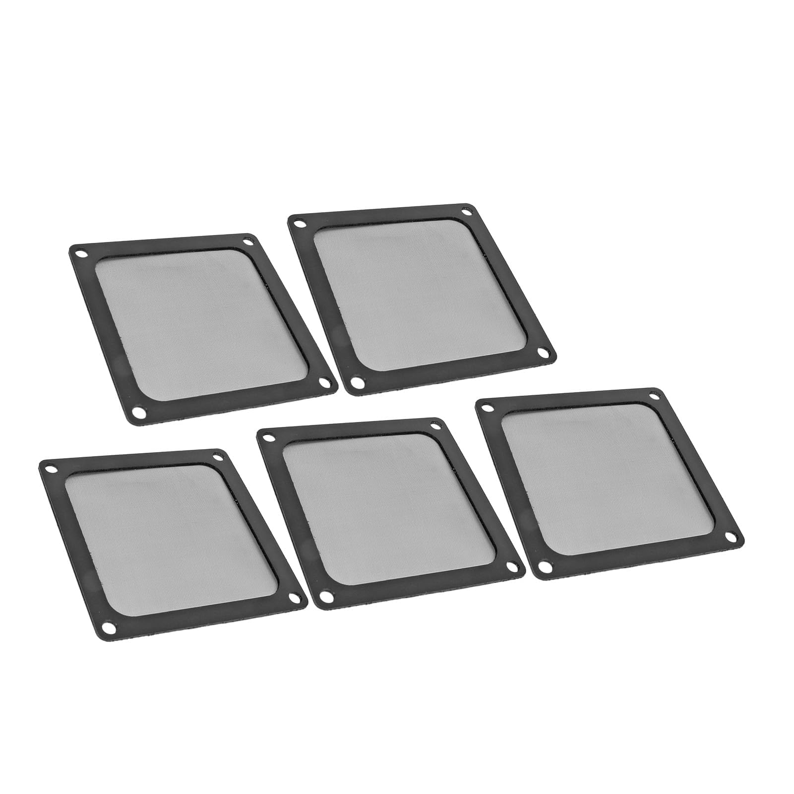 5 Pezzi 80x80mm Filtro Antipolvere per Ventola di Raffreddamento Computer, Telaio Magnetico Ventola PC Maglia Antipolvere Filtro di Raffreddamento PC, Filtro Ventola Copertura