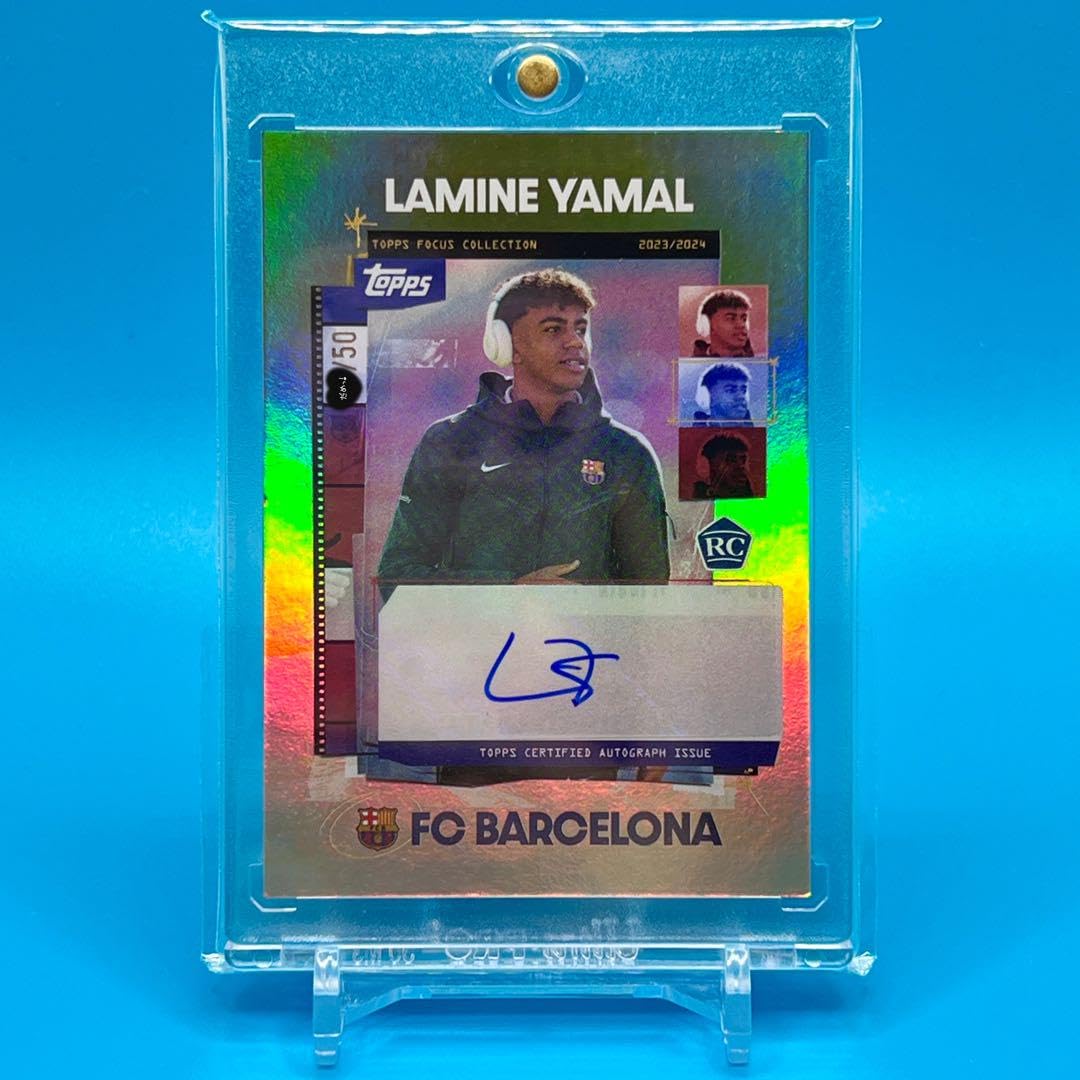 Amazon.co.jp: TOPPS LAMINE YAMAL RC ヤマル 直筆サイン 世界50枚限定 