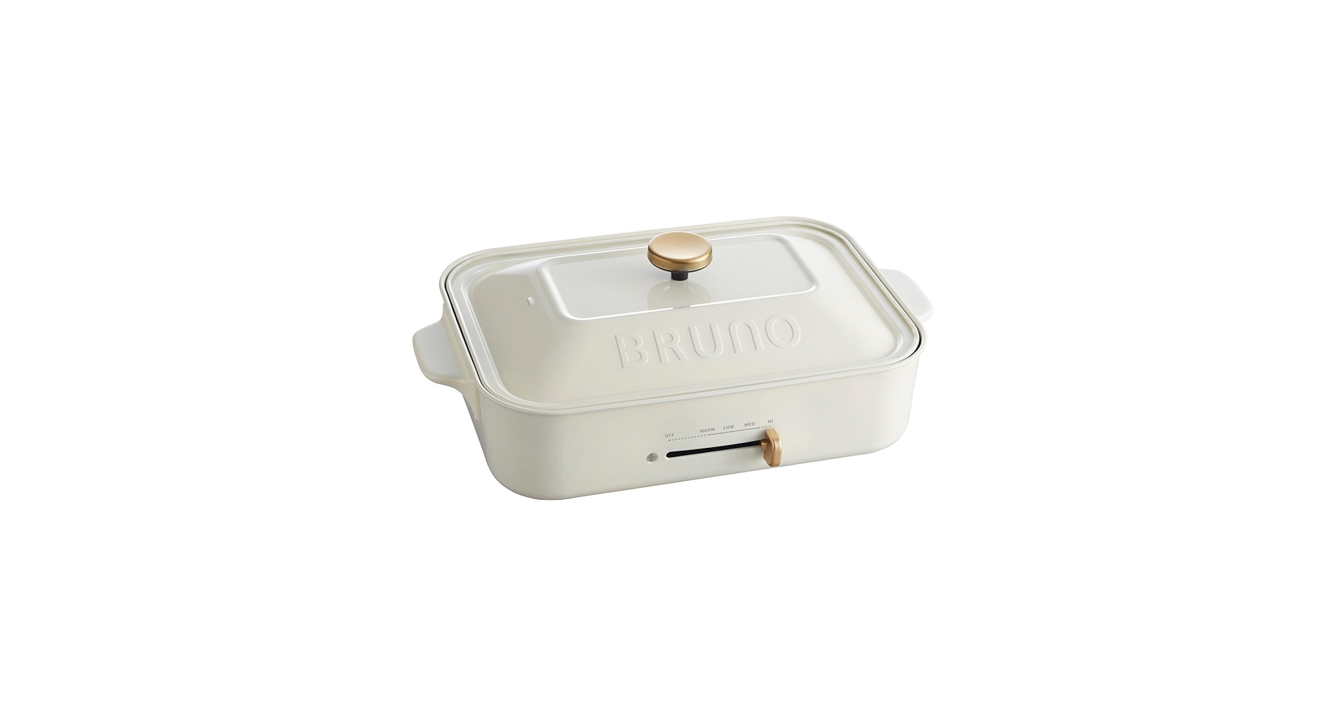 新品　ブルーノ　BRUNO ホットプレート ホワイト BRUNO】 コンパクト ホットプレート ホワイト｜キッチン用品