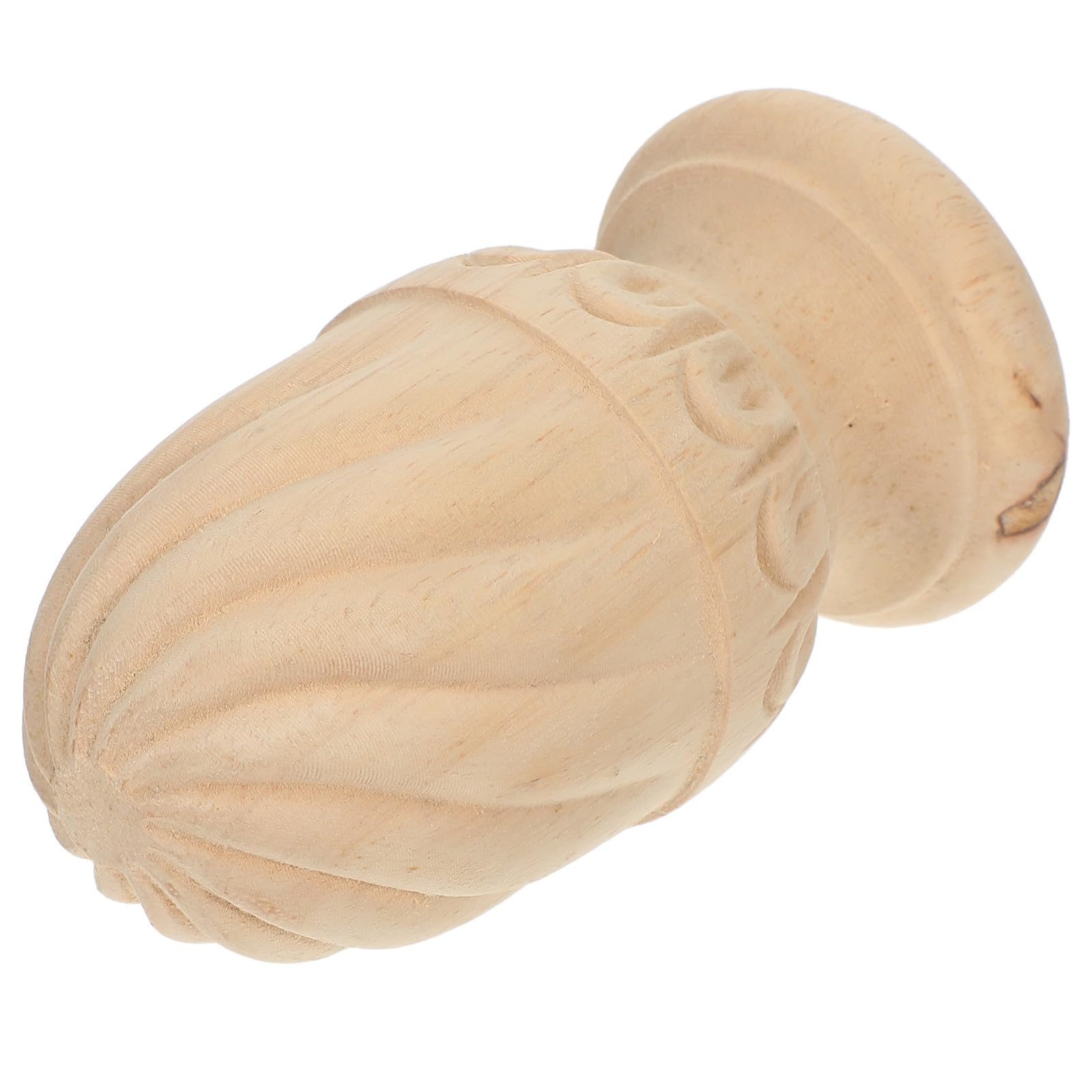 Remate para postes de cerca de madera en forma de piña decorativa BELLIFFY bricolaje 8