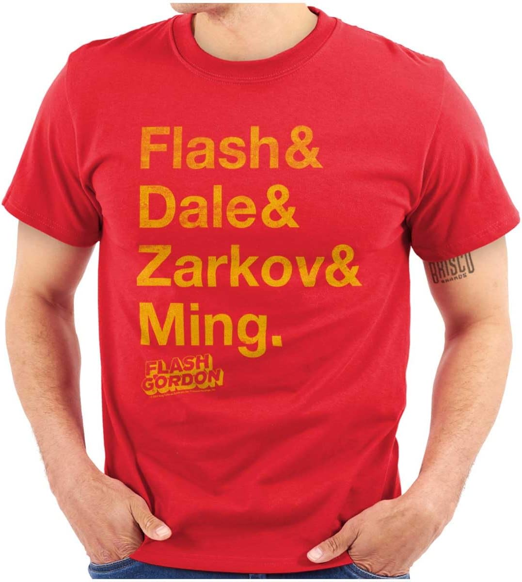 Brisco Brands Flash Gordon Comic Book Characters Graphic T Shirt Men or Women