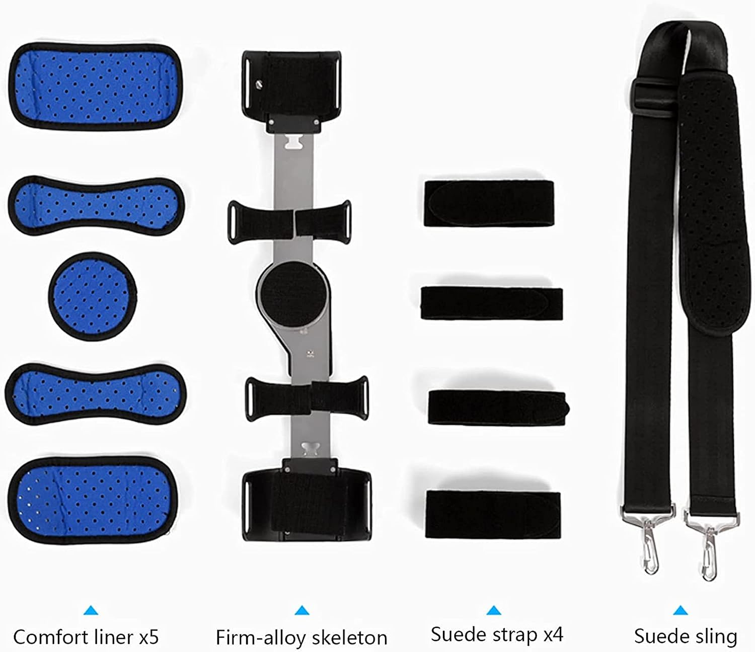Hinged ROM Elbow Brace with Sling Surgery Recovery Ligament Tendon Repairs Injury Recovery Support Ligament and Tendon Repairs Surgery Injury Recovery Pain Relief for Men and Women,Left