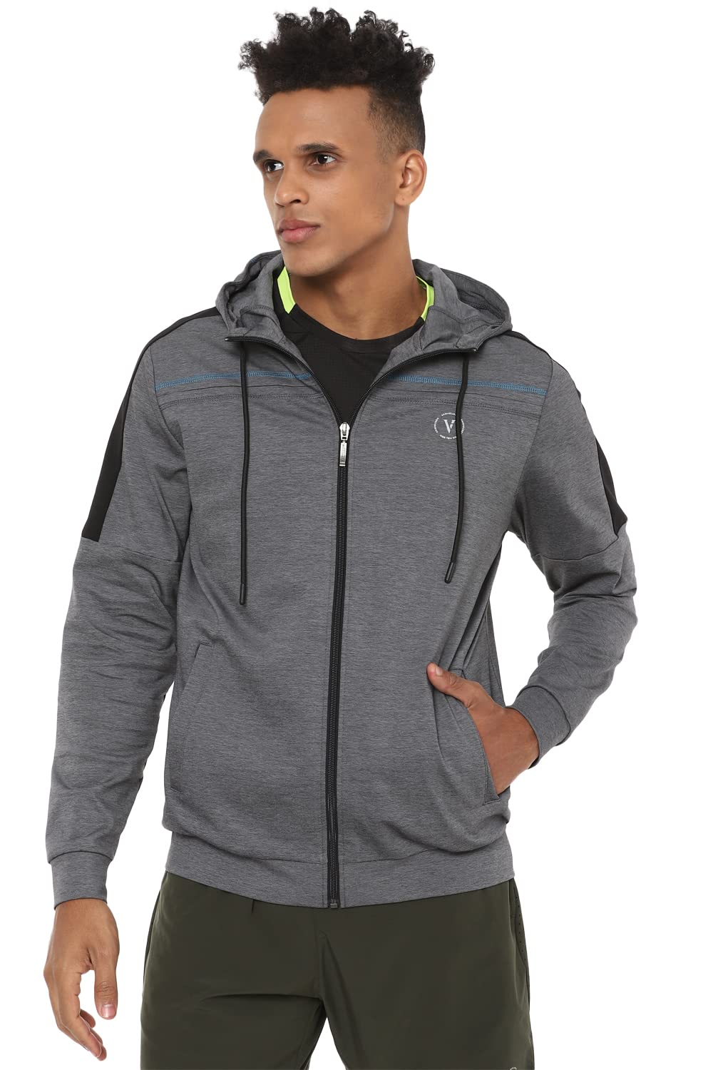 van heusen Flex Men's Car Coat (VFJKARGF480880_Grey_S)-picture-24