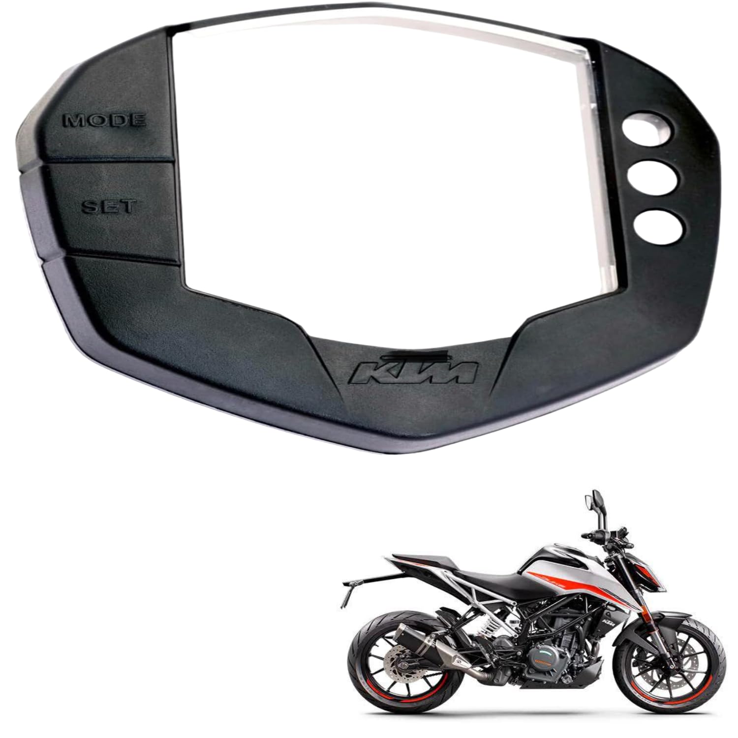 GadiParts Bike Dashboard Protector Speedometer Cover Speedometer Top Cover Black for KTM Duke 125-image-8