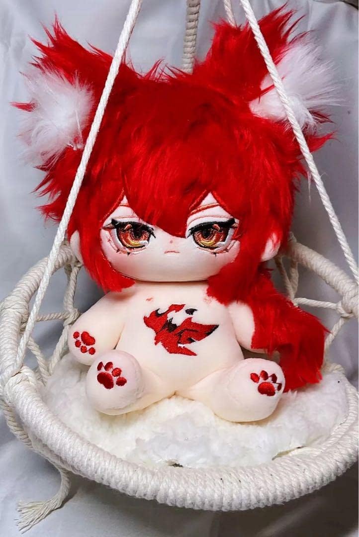 原神　ディルック　ぬいぐるみ　座る姿勢　着せ替えぬいぐるみ　服なし 原神 ディルック ぬいぐるみ 座る姿勢 着せ替えぬいぐるみ 服なし