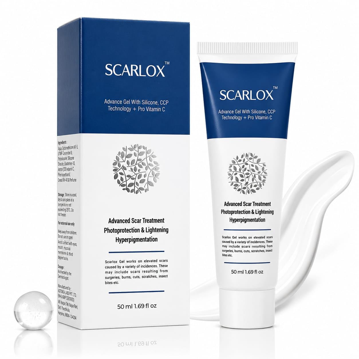 SCARLOX Advanced Silicone Scar Care Gel with CCP Technology & Pro Vitamin C | For Raised, Surgery, Burn, Cut, Scratch & Insect-Bite Scars | Helps Improve Uneven Skin Appearance | 50 ml-image-19