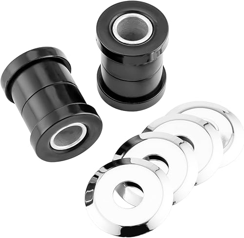 Miniatura 8 de Kit de amortiguadores de bujes elevadores para manillar negro compatible con Harley Softail/Dyna/FXR Sportster XL 1973-2017 1973-2023