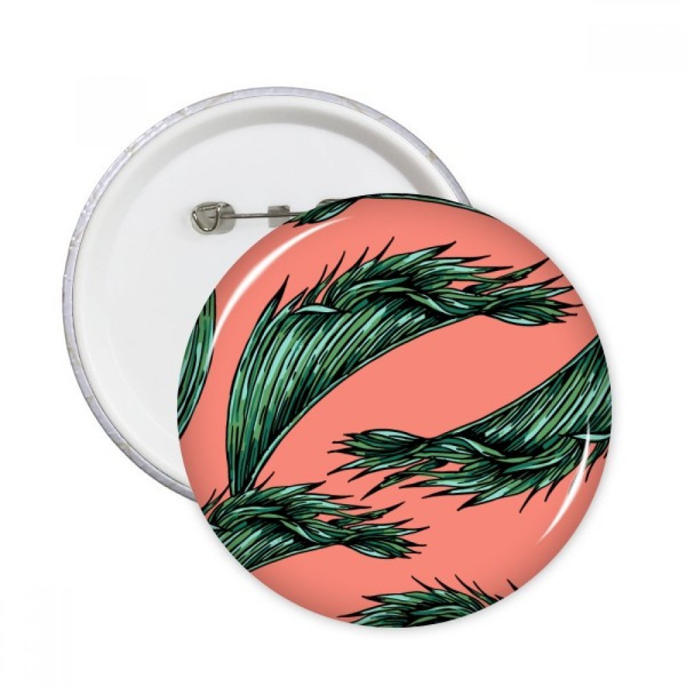 Pins badge fleur feuille rose pour masquer imperfection vêtement