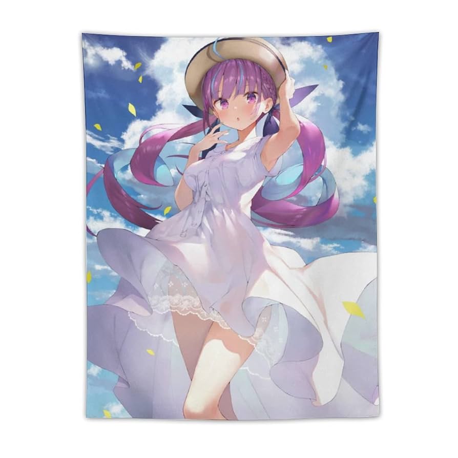 た*か様 湊あくあ タペストリー Amazon.co.jp: タペストリー 萌え