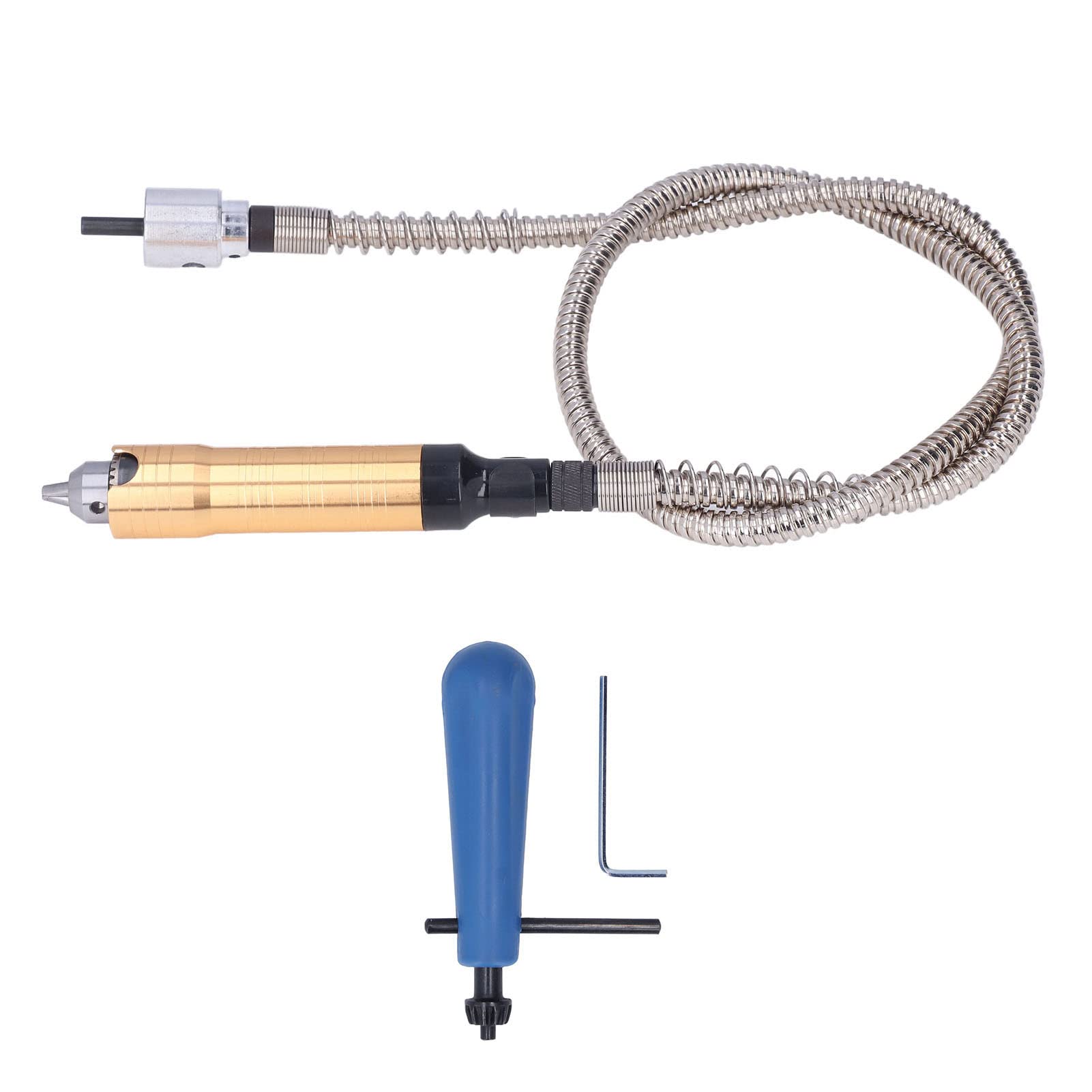 Accesorio de Eje Flexible, Adaptador de Mandril de Extensión de Eje Flexible de Pulido 0. 3 6. 5mm Mejor Agarre para Taladro Eléctrico para Amoladora Accesorios para herramientas eléctricas