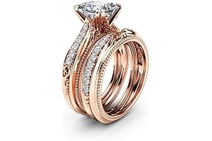 AZQ 925 Sterling Silver Chocolate Diamond Rings